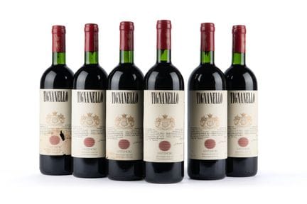 1990 Antinori, Tignanello, 6 bouteilles
État des b