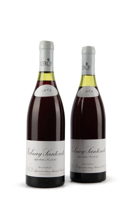 1969 Maison Leroy, Volnay, Santenots, 2 bouteilles
