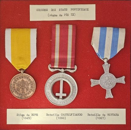 Guerre des Etats pontificaux (Règne de Pie IX). 
T