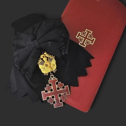 Ordre du Saint-Sépulcre de Jérusalem. 
Croix de co
