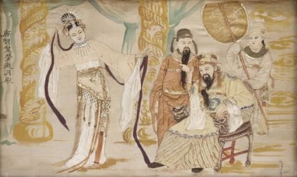 CHINE. L'Empereur Tang Xuanzong rêvant du Palais d