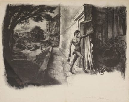 Mariano ANDREU (1888–1976) *Theseus*. Etching. 38 