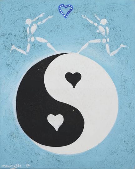 Jérôme MESNAGER (1961) 
Yin &amp; Yang in love. 
A