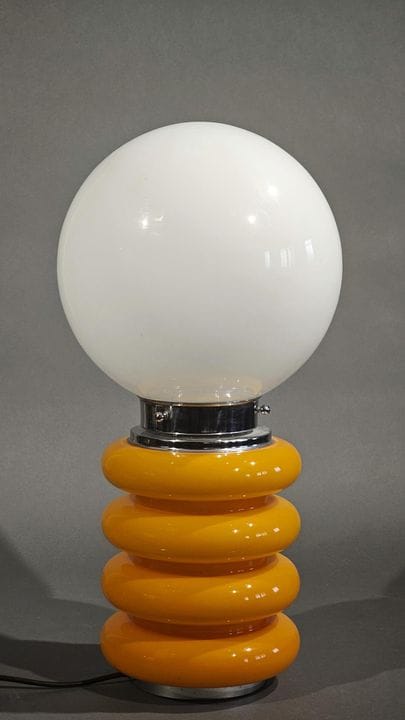 Carlo NASON (dans le goût de). Lampe en verre de M