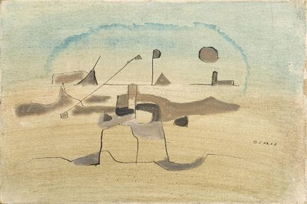 Jacques DUTHOD (1910–1960) Surrealist composition.