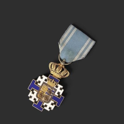 Ordre de Mélusine (Maison de Lusignan). 
Croix de 