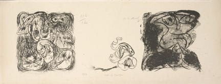 PIERRE ALECHINSKY (1927) Cul de lampe. Signed lith