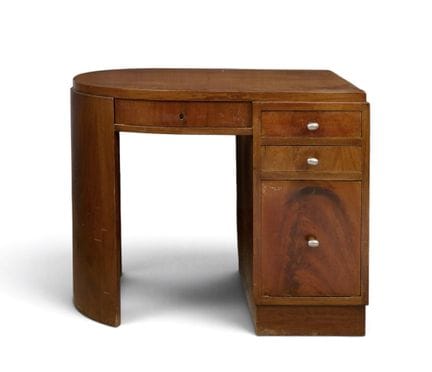 Petit BUREAU ouvrant par quatre tiroirs dont un en