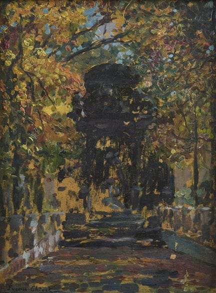 Chigot, Eugène (1860–1923): Autumnal Park View
Chi