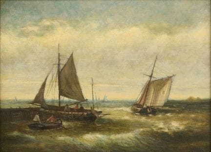 赫尔克，亚伯拉罕（1813-1897） 归因于：海上船只
赫尔克，亚伯拉罕（1813-1897） 归