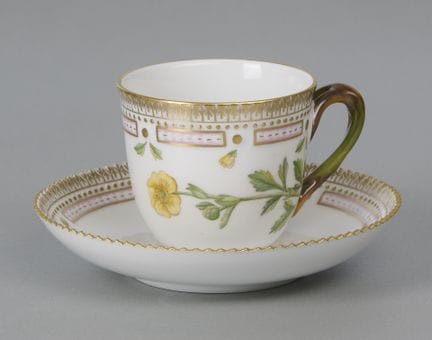 Royal Copenhagen, Flora Danica, tazza da caffè, pr