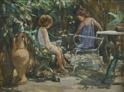 De Cesare, Ugo (1950): Children with a Dog
De Cesa