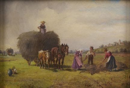 Müller-Cornelius, Ludwig (1864–1946): Hay Harvest,