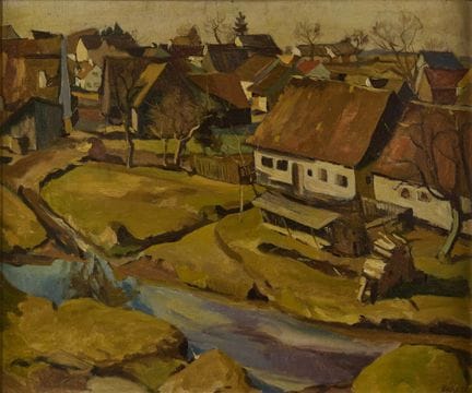 Esche, Emil (1896–1948): Village View, 1927
Esche,