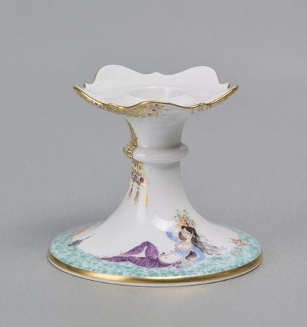 Candelabro de Meissen, decoración «Las mil y una n