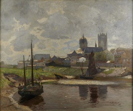Wendling, Gustav (1862–1932): Old Neuss Harbor
Wen