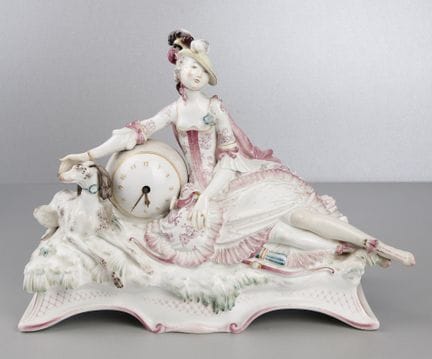 Orologio di Meissen, disegno di Paul Scheurich, 1ª
