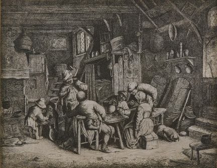 范·奥斯塔德，阿德里安（1610-1685）：《早餐》
范·奥斯塔德，阿德里安（1610-1685）