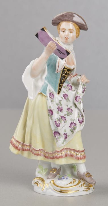Figura de Meissen, «La cantante», 1.ª selección
Fi
