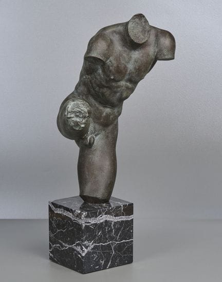 Breker, Arno (1900-1991): scultura in bronzo “Tors