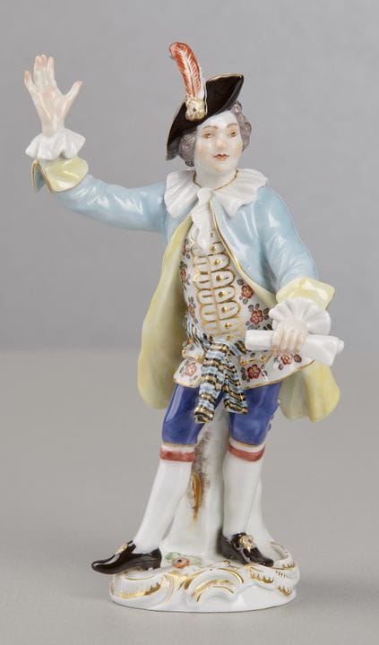 Figura de Meissen, «El director de orquesta», 1.ª 