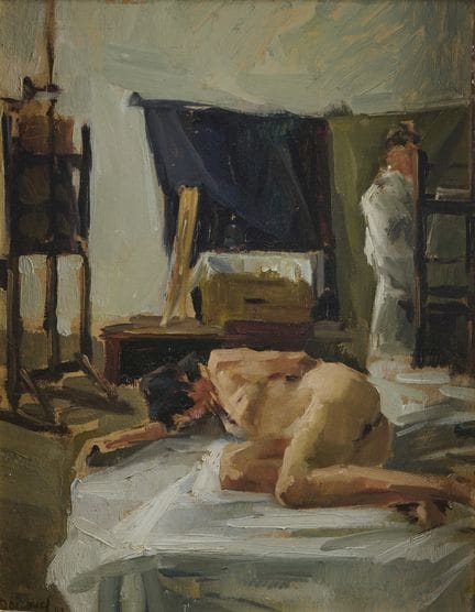 德梅尔，威利巴尔德（1914-1989）：《在画室里》，1942年
德梅尔，维利巴尔德（1914-1