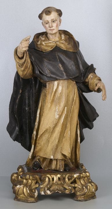 Grande scultura in legno, scultore spagnolo, XVIII