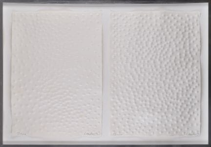 Uecker, Günther (1930–2025): Two works from 'Graph