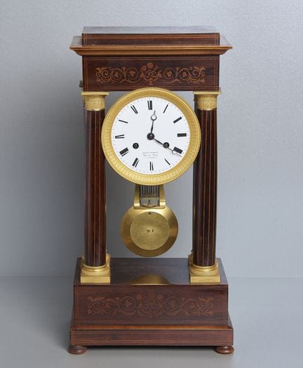 Orologio a pendolo di precisione, 1820 circa, Reno