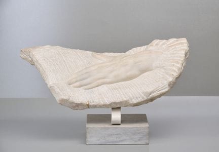 Ochmann, Heinz, Bottrop: scultura in marmo raffigu