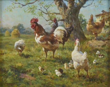 Budicin, Sergio (1939): The Chicken Family
Budicin