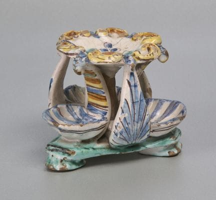 Pot à épices en majolique, Gubbio, XVIe/XVIIe sièc