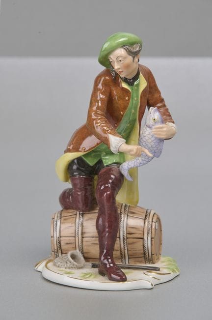 Figura de Nymphenburg, «El pescadero»
Figura de Ny