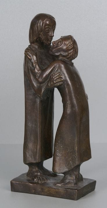 Barlach, Ernst (1870-1938): Il ricongiungimento, b