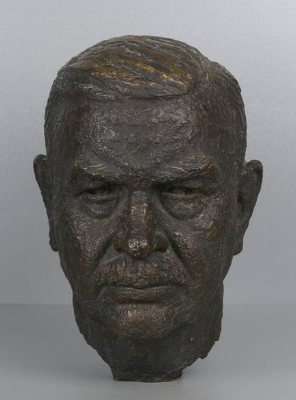 Enseling, Josef (1886-1957): busto ritratto, bronz