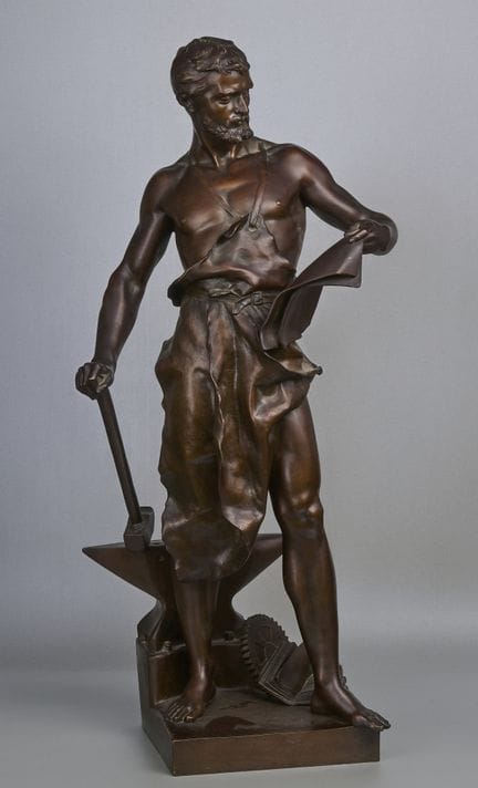 Germain, Jean-Baptiste (1841-1910): grande scultur