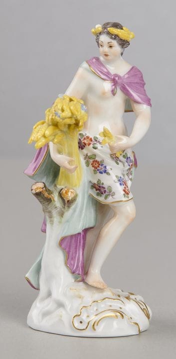 Figura de Meissen «Alegoría del verano», primera s