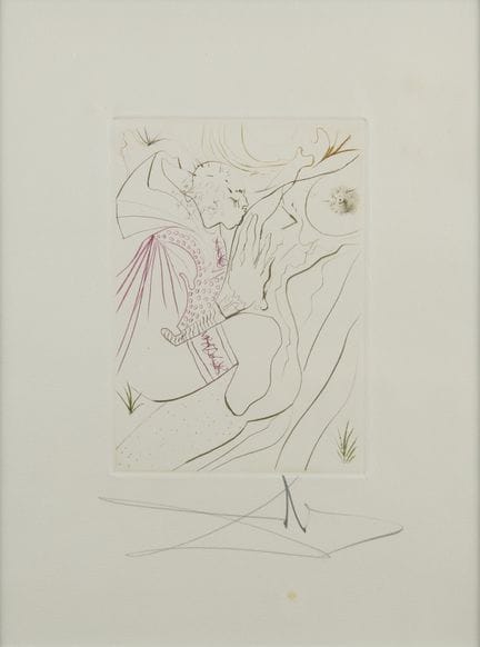 达利，萨尔瓦多（1904-1989）：选自《Le Cameron》的四幅版画（法国）
达利，萨尔瓦多