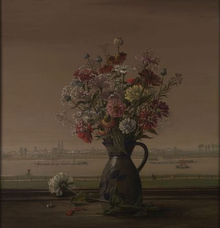 施拉姆，维尔纳（1898-1970）：《下莱茵河畔的百日菊》，1949年
施拉姆，维尔纳（1898-