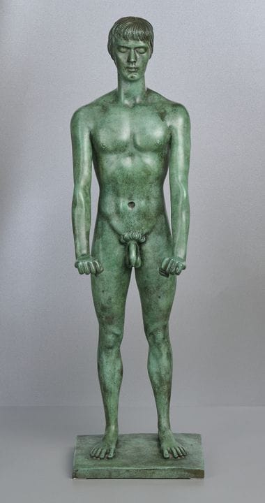 Breker, Arno (1900-1991): grande scultura in bronz
