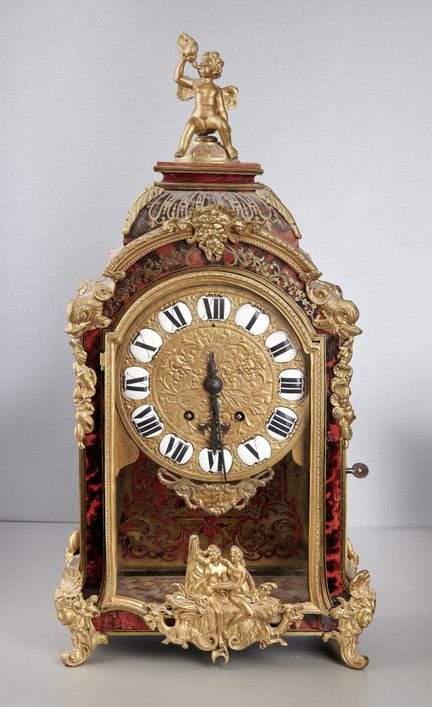 Reloj francés de estilo Boulle de la época de Napo