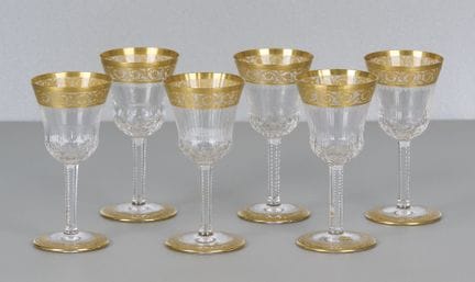 Saint Louis Thistle Gold, 6 vasos, con pegatina
Sa