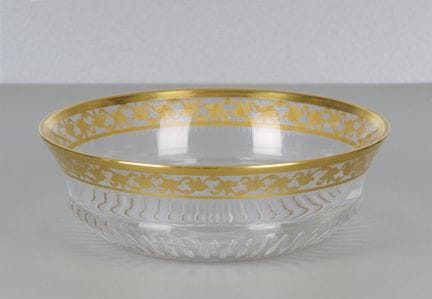 Saint Louis, Callot Gold, cuenco, con marca grabad