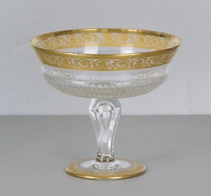 Saint Louis, Thistle Gold, centro de mesa, con mar