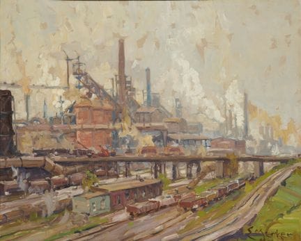 Mercker, Erich (1891–1973): Dortmund Hörde Werk (F