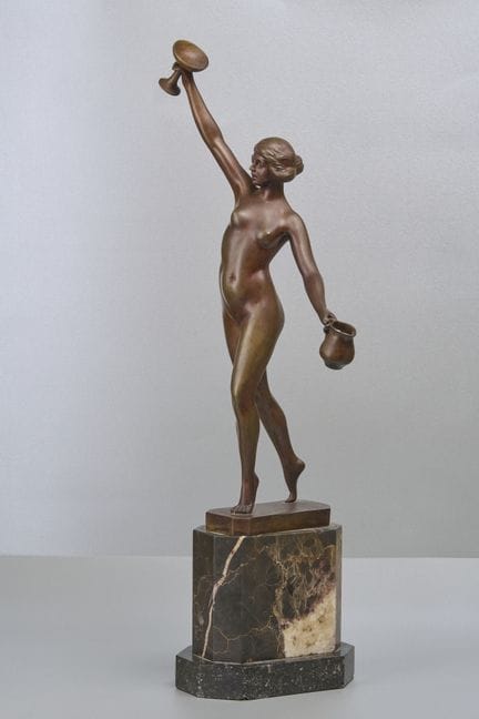 Schmidt-Hofer, Otto (1873-1925): Donna con brocca
