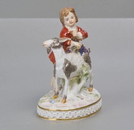 Figura de Meissen, «Niño con cabra», primera selec