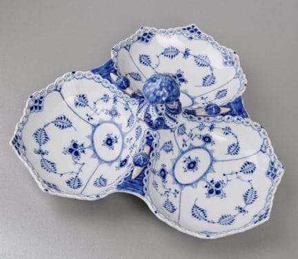 Royal Copenhagen Musselmalet Vollspitze, cuenco de