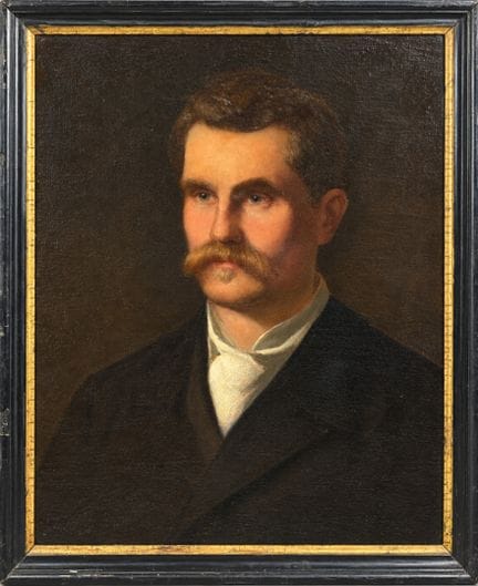 École du XIXe siècle 
Portrait d'homme 
Huile sur 
