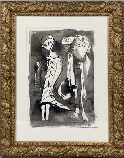 Julio SILVA (1930-2020)
Composition surréaliste 
P